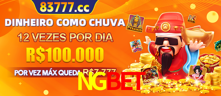 Banner do programa de recompensas Recomende para amigos do NGBET, detalhando os bônus por convidar amigos, com prêmios que chegam a R$288.888.