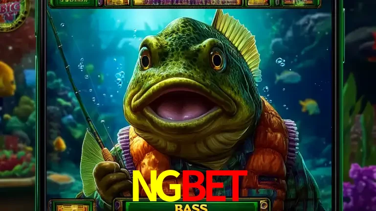 Personagem de peixe pescador do popular jogo de slot com tema de pescaria, uma das emocionantes opções de caça-níqueis para jogar e ganhar no cassino NGBET.